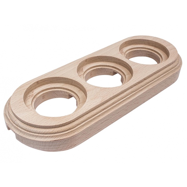 Рамка 3-я под диаметр бревна 200мм Bironi Лизетта, дерево цвет Натурель