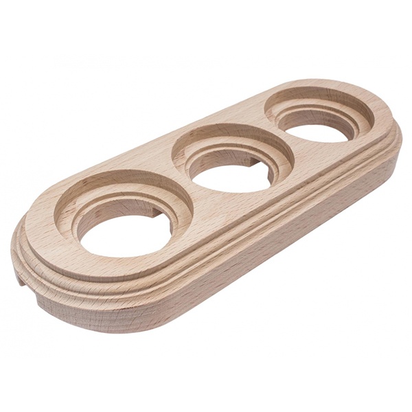 Рамка 3-я под диаметр бревна 280мм Bironi Лизетта, дерево цвет Натурель