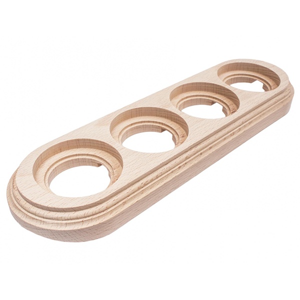 Рамка 4-я под диаметр бревна 280мм Bironi Лизетта, дерево цвет Натурель