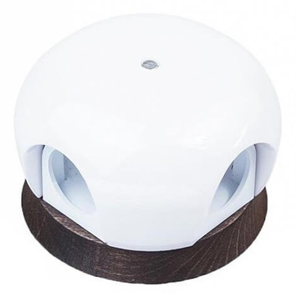 Накладная коробка D86х50мм (4 кабельных ввода) Bironi Фаберже керамика  перламутр