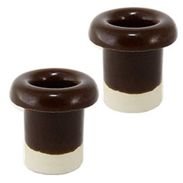 Проходной изолятор для ретро провода TDM Эко керамика бук [упак. 25шт]