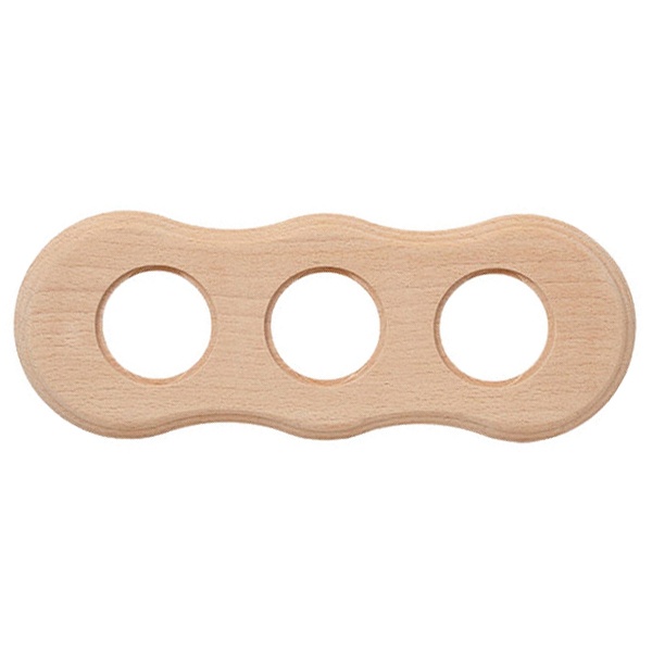 Рамка 3-я форма восьмерка Bironi Шедель, дерево цвет Натурель