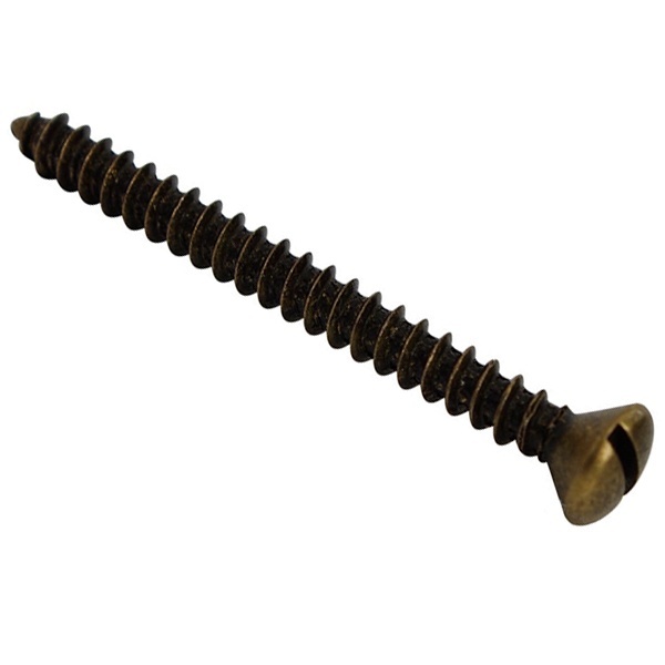 Саморез №2 (выключатели,изоляторы) Bironi Лизетта/Шедель/Фаберже медь (2шт)