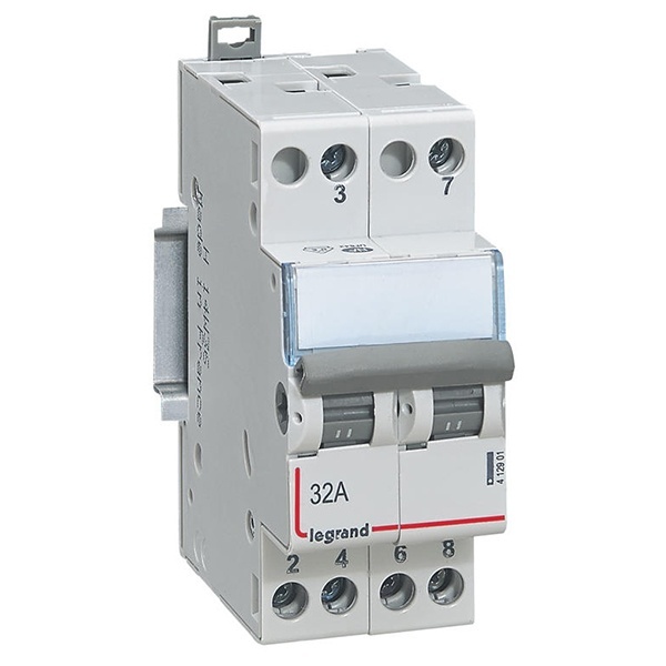 Переключатель двухполюсный CX3 32A 400V 2 модуль