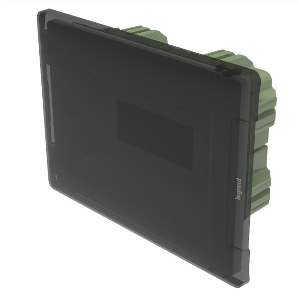 Щиток пластиковый встраиваемый Legrand Practibox3 на 8 модулей прозрачная дверь клеммник PE