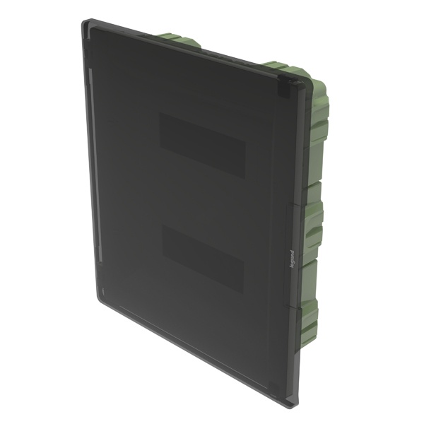 Щит пластиковый встраиваемый Legrand Practibox3 на 2x12 модулей прозрачная дверь клеммник PE