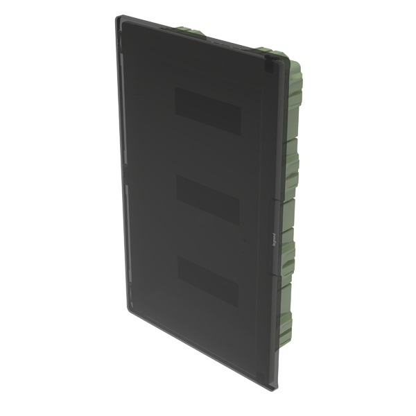 Щит пластиковый встраиваемый Legrand Practibox3 на 3x12 модулей прозрачная дверь клеммник PE