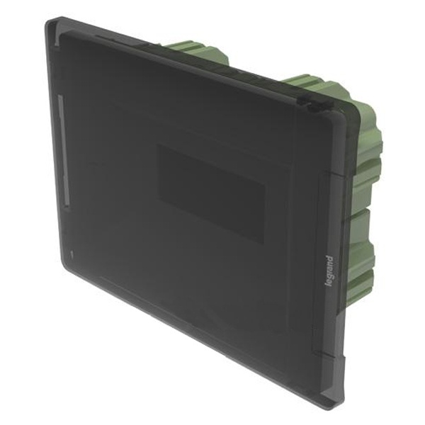 Щиток пластиковый встраиваемый Legrand Practibox3 на 8 модулей прозрачная дверь клеммники N+PE