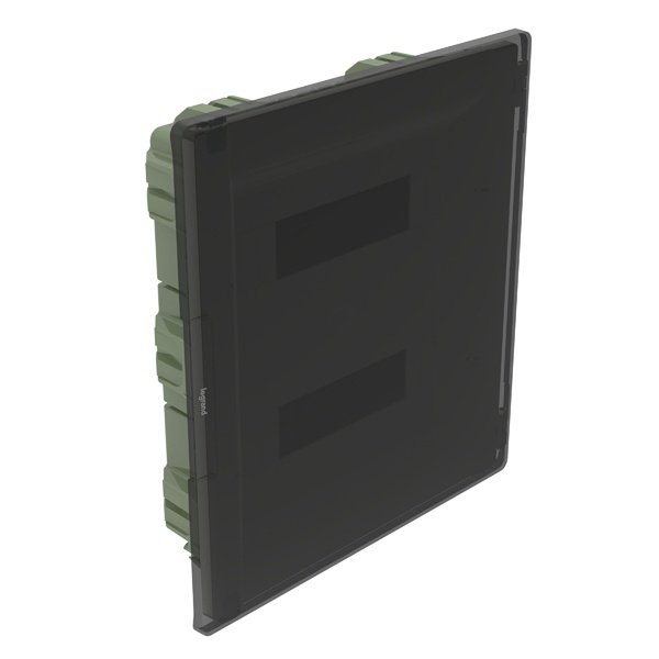 Щит пластиковый встраиваемый Legrand Practibox3 на 2x12 модулей прозрачная дверь клеммники N+PE