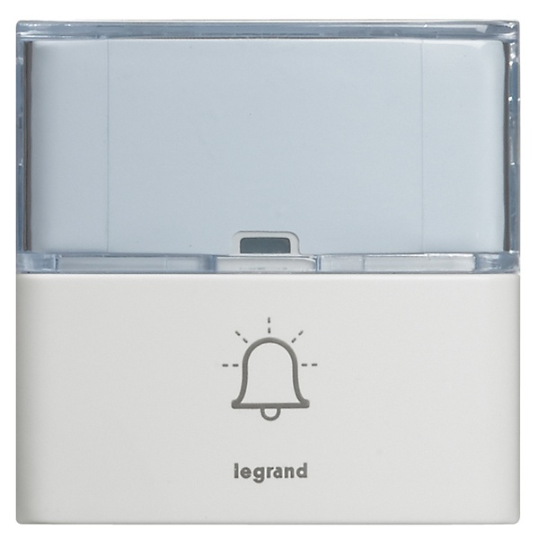 Дверная кнопка звонка Премиум Legrand, белый