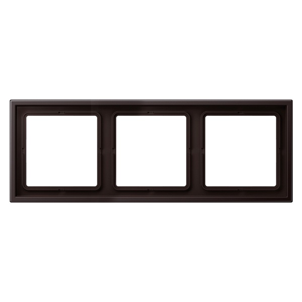 Рамка 3-ая Jung LS-ZERO Dark
