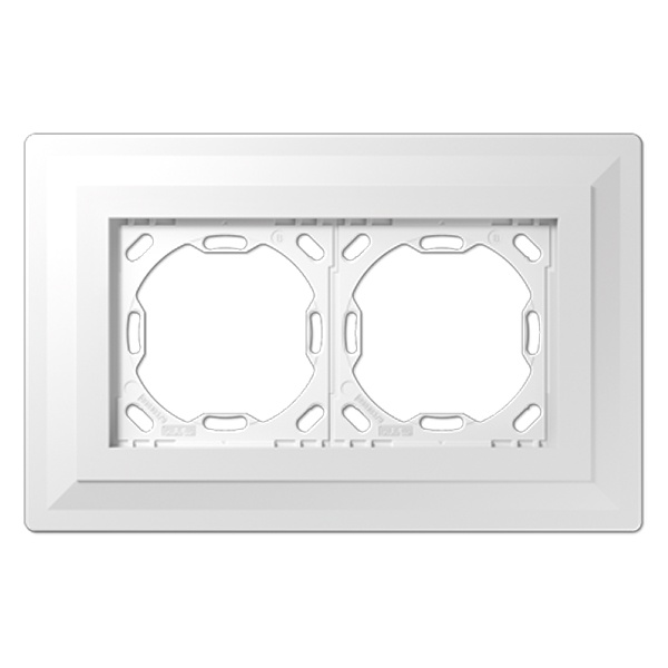 Монтажный адаптер Jung ZERO 2-постовый для встроенной установки c отступом