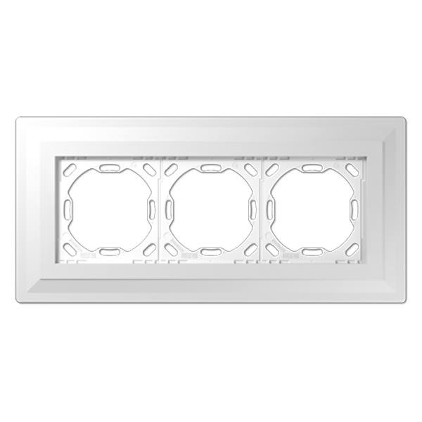 Монтажный адаптер Jung ZERO 3-постовый для встроенной установки c отступом