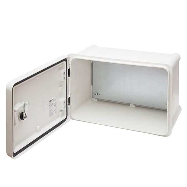 Щит антивандальный навесной  TDM GRP ЩПМП-0-1 (330х220х170) с монтажной панелью IP65 IK10 -50С/+70С