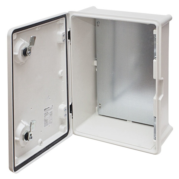 Щит антивандальный навесной  TDM GRP ЩПМП-1-1 (400х300х170) с монтажной панелью IP65 IK10 -50С/+70С