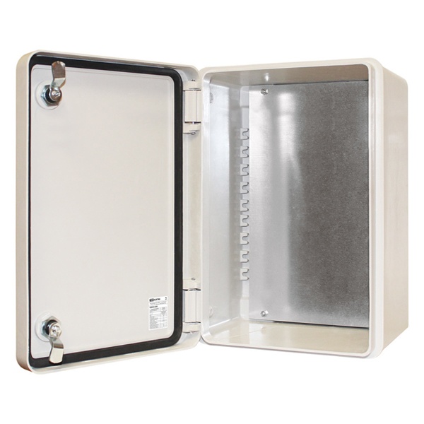 Щит антивандальный навесной  TDM GRP ЩПМП-1-2 (500х350х220) с монтажной панелью IP66 IK10 -50С/+70С