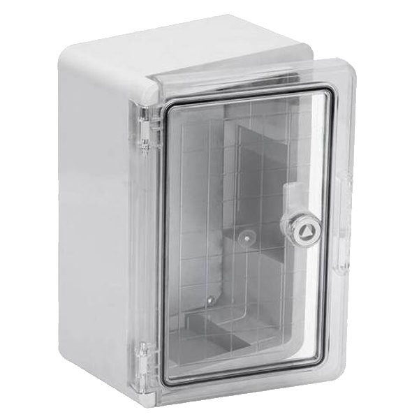 Щит навесной TDM ABS ЩМП-0-1 (300х200х130) с монтажной панелью прозрачная дверь IP65 -45С/+75С (электрический шкаф)