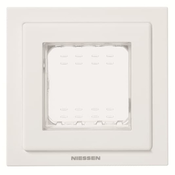 Рамка монтажная 1 постовая 2 модульная рамка+набор монтажный IP55 ABB Zenit, белый