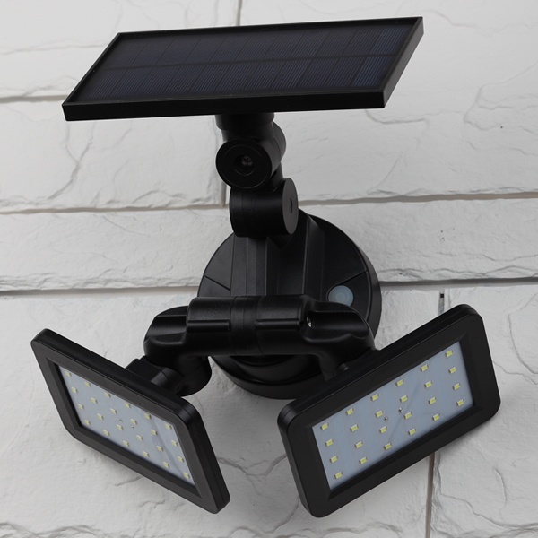 Светильник фасадный ЭРА с двумя световыми панелями на солнечной батарее, 2х24 LED, 180lm ERAFS020-41