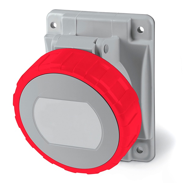 Розетка скрытой установки, с наклоном DKC Quadro 16A 3P+E 400V IP67