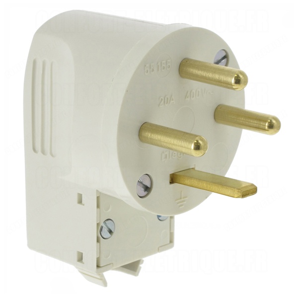 Вилка силовая Legrand 3P+Т 20А