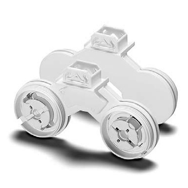 Патрон VS белый 84174 G13 IP65 вставной двойной для ламп T8/T12 защелки, система 164