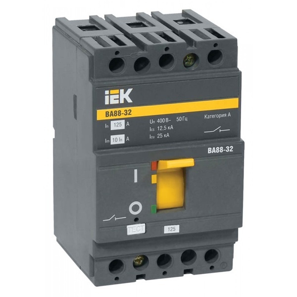 Автоматический выключатель ИЭК ВА88-32 3Р 80А 25кА (автомат электрический)