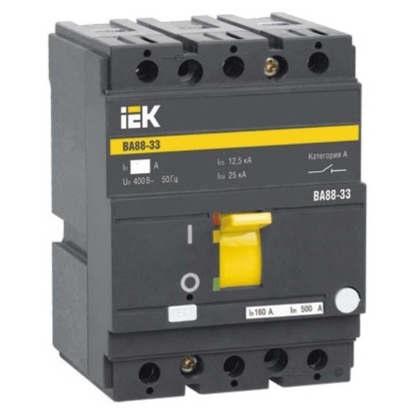 Автоматический выключатель ИЭК ВА88-33 3Р 100А 35кА (автомат электрический)