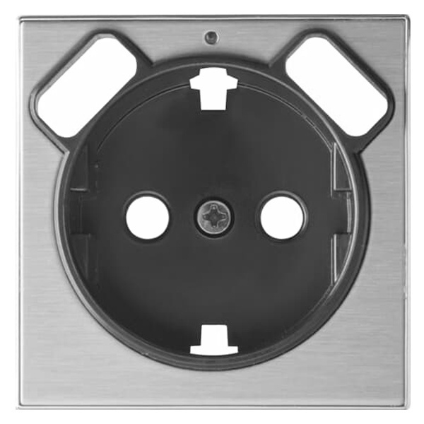 Накладка для розетки SCHUKO с 2хUSB артикул 8188.3 ABB Sky, нержавеющая сталь (8588.3 AI)