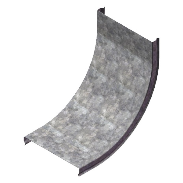 Крышка угла Ostec внутреннего плавного 90 град. к лотку 200мм