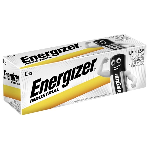 Батарейка Energizer Industrial LR14/E93/C DP12 (упаковка 12шт)