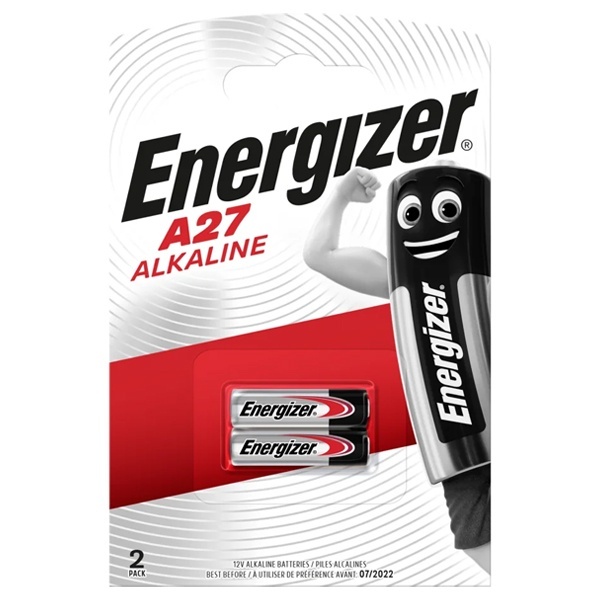 Батарейка Energizer Alkaline LR27/A27/MN27 (упаковка 2шт)