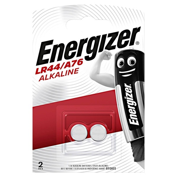 Батарейка Energizer Alkaline LR44/A76 (упаковка 2шт)