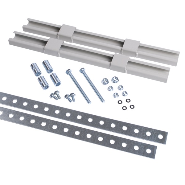 Комплект крепления металлокорпуса к столбу ИЭК монтажной полосой