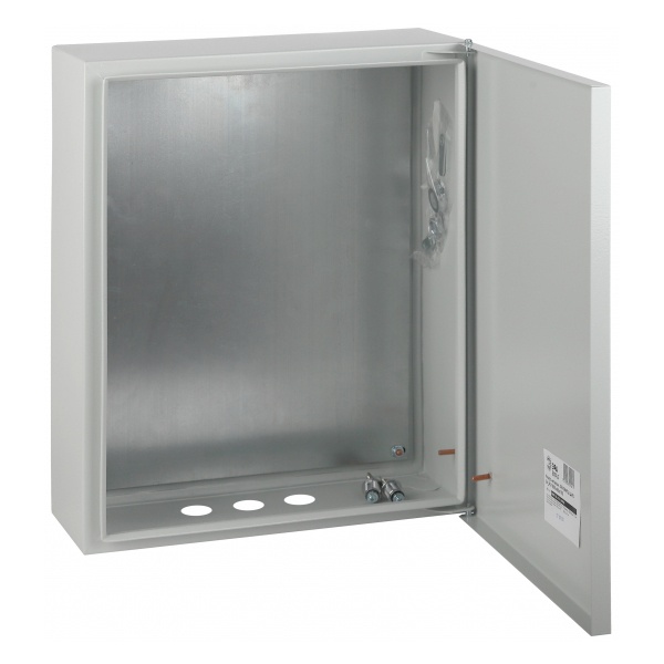 Щит навесной металлический ЭРА ЭКО СТМ ЩМП-06 с монтажной панелью (500х400х175) IP31 (электрический шкаф)