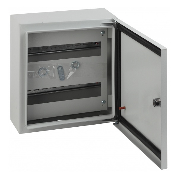 Щит навесной металлический герметичный ЭРА ЭКО СТМ ЭРА ЩРНг-24 12 (2x12) модулей 330х300х120 мм IP54 (электрический шкаф)