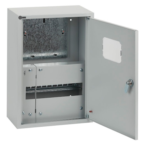 Щит металлический навесной ЭРА ЩУРн-1/12 12 модулей однофазный счетчик (400х300х155) IP31