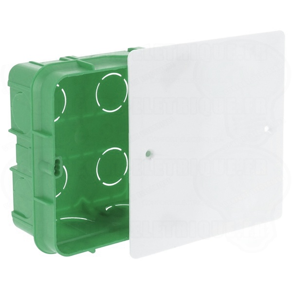 Коробка распаячная Batik Legrand 85x85x40 мм скрытой установки по бетону с крышкой