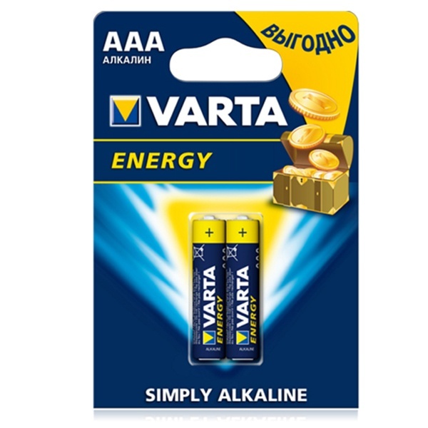 Батарейка Varta Energy AAA (упаковка 2шт) 04103213412