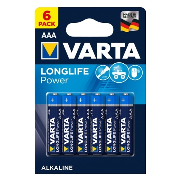 Батарейка Varta Longlife Power AAA (упаковка 6шт) 04903121446