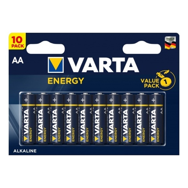 Батарейка Varta AA Energy LR6 (упаковка 10 шт) 04106229491