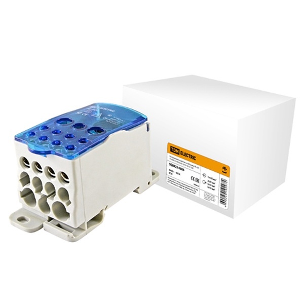 Распределительный блок TDM на DIN-рейку РБ-400 1П 400А (1х185/2x35+5x16+4x10)