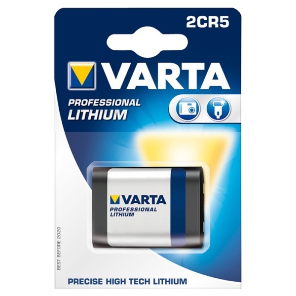 Батарейка Varta 2CR5 Professional Photo Lithium (упаковка 1шт) 06203301401