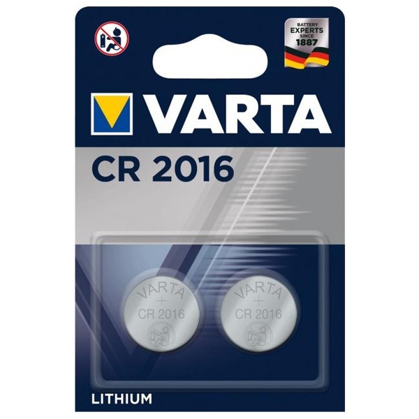Батарейка Varta Electronics CR 2016 (упаковка 2шт) 06016101402