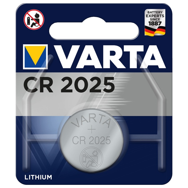 Батарейка Varta Electronics CR 2025 (упаковка 1шт) 06025101401