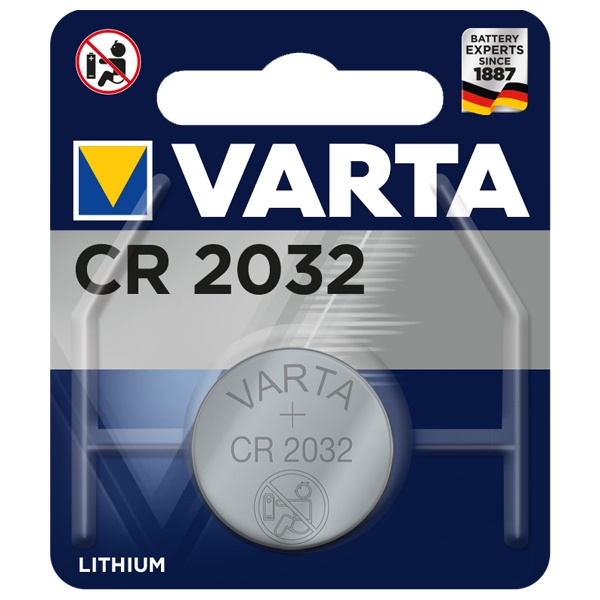 Батарейка Varta Electronics CR 2032 (упаковка 1шт) 06032101401