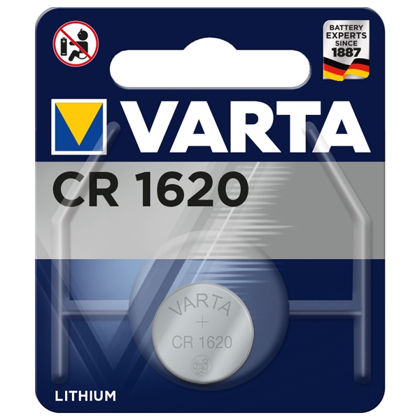 Батарейка Varta Electronics CR 1620 (упаковка 1шт) 06620101401/06620112401