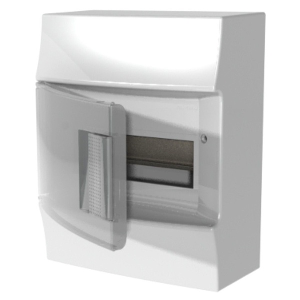 Щиток настенный ABB Mistral41 8М прозрачная дверь, клеммы (1SPE007717F0321)