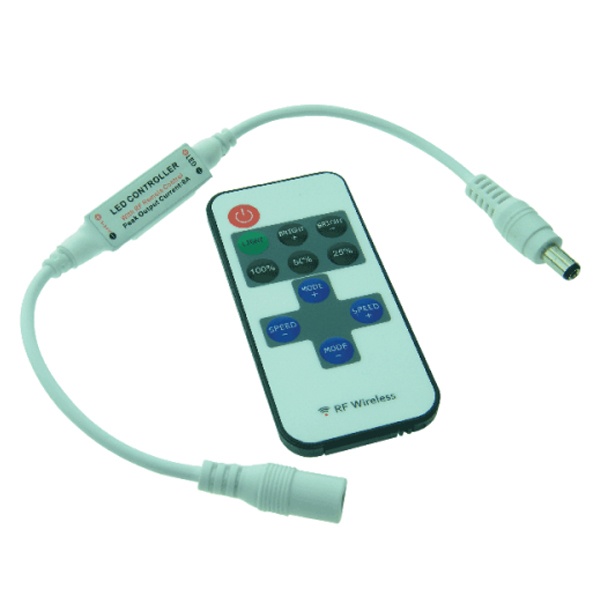 Диммер с радиопультом Foton FL-FPC Dimmer-micro RF 11B 1x6A DC12V/24V 72W/144W