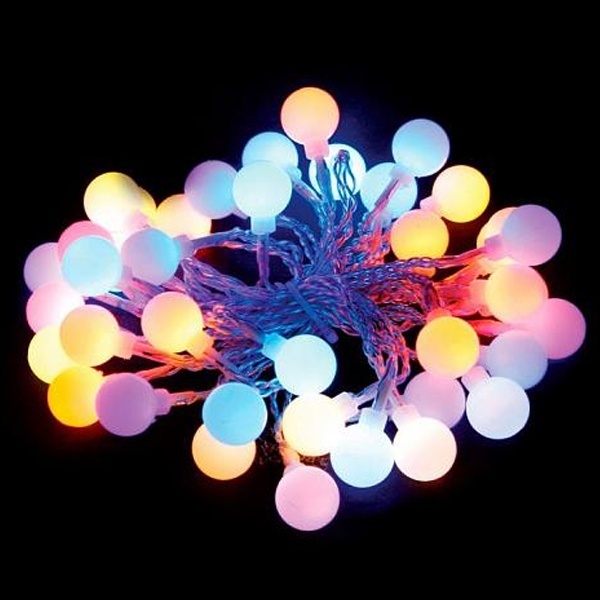 Светодиодная гирлянда Feron CL556 линейная разноцветная 4м + 0.5м с питанием от батареек